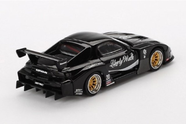 新品 MGT00785-BL TSM MINI-GT 1/64 マツダ RX-7 LB-Super