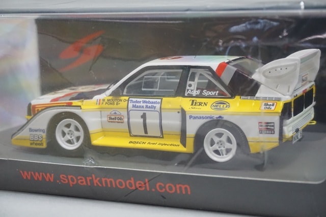 新品 S7897 スパーク 1/43 アウディ Audi Sport quattro S1 E2 #1 Manx
