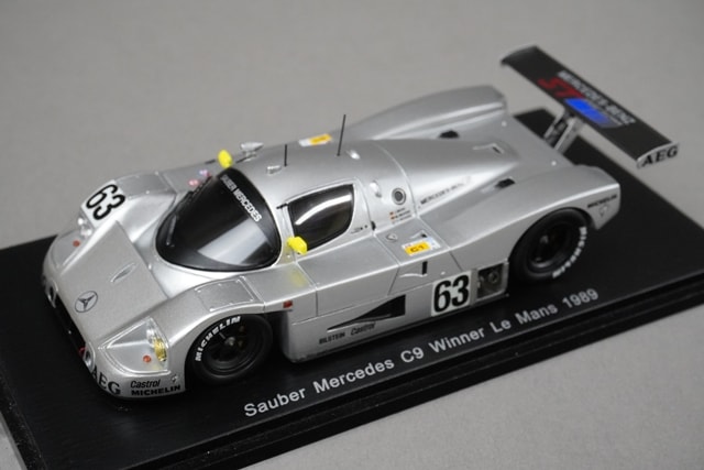 Sauber Mercedes C9 1989 ル・マン優勝 ミニカー Sauber Mercedes C9 1989 ル・マン優勝 ミニカー - メルカリ