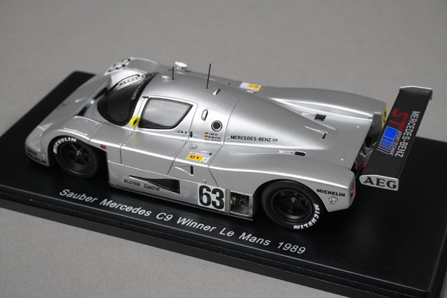 1/43 スパーク 43LM89 ザウバー メルセデス C9 ルマン 優勝 1989
