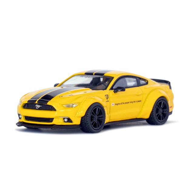 ���� MC139-YE TSM MINI-GT 1/64 �ե����� �ޥ����� LB-WORKS FORD MUSTANG Triple Yellow ��LBWK���� �֥ꥹ��������