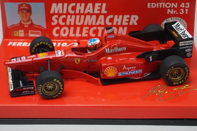 1/43 ミニチャンプス 510964321 フェラーリ F310/2 1996 #1 M