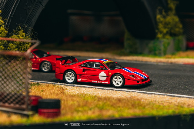 新品 T64-075-RE2 Tarmac Works 1/64 フェラーリ Ferrari F40 LM Red
