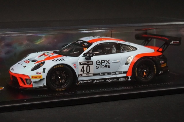 1/43 スパーク SB378 ポルシェ 911 GT3R GPX Racing SPA24h 2020#40