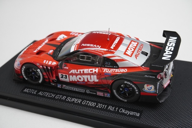 1/43 ���֥� P423 ���� ����塼�� �����ƥå� GT-R �����ѡ�GT500 ���� Rd.1 2011 #23 ��å�/�֥�å�