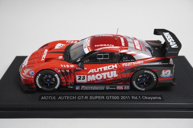 1/43 ���֥� P423 ���� ����塼�� �����ƥå� GT-R �����ѡ�GT500 ���� Rd.1 2011 #23 ��å�/�֥�å�