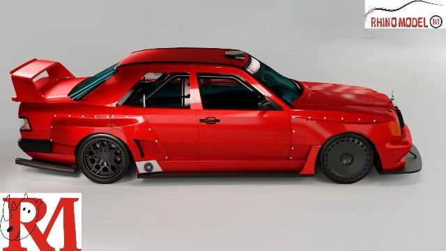 新品 Rhino Model RM 1/64 メルセデス ベンツ MERCEDES Benz W124 改造