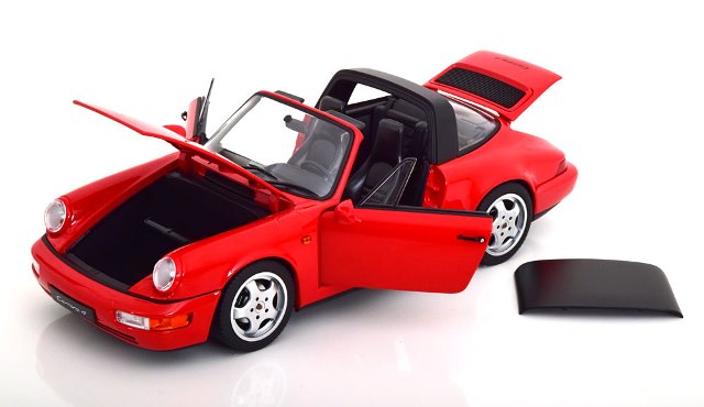 ミニカー 1/18 ポルシェ 911 カレラ 1992 NOREV レッド 187320-2.jpg