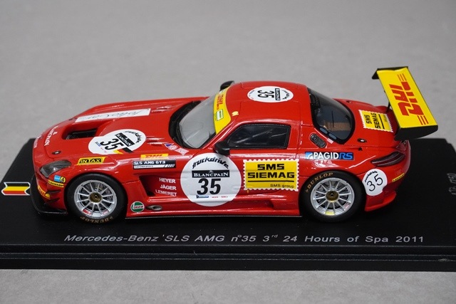 1/43 スパーク SB013 メルセデスベンツ SLS AMG Spa 24H 3rd