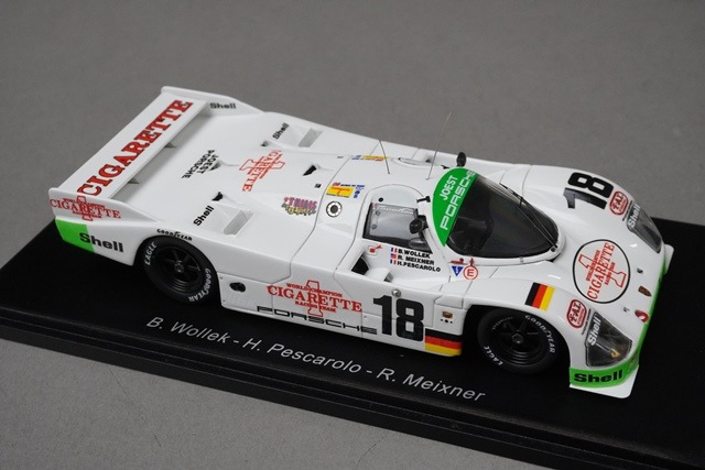 1⁄43 スパーク S1918 ポルシェ 962C ルマン 9th 1993 #18, Boost 1⁄43 スパーク S1918 ポルシェ 962C ルマン 9th 1993 #18, Boost