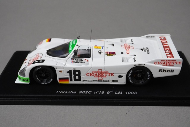 1/43 スパーク S1918 ポルシェ 962C ルマン 9th 1993 #18, Boost Gear
