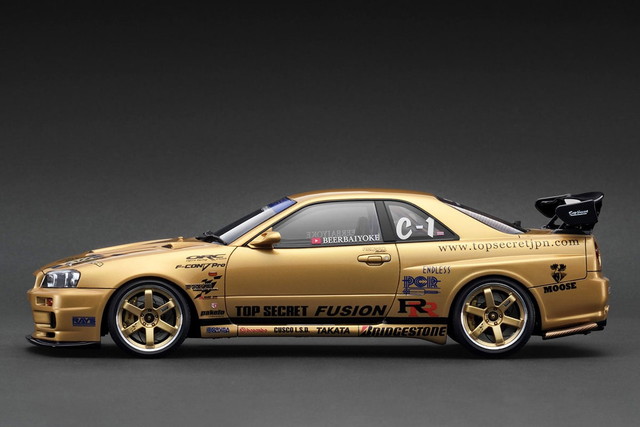 予約 IG3799 イグニッションモデル 1/18 TOP SECRET 34GT-R