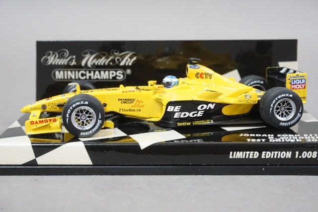 ミニチャンプス ジョーダンフォードEJ13 1/43 N·ハイドフェルド 1/43 ミニチャンプス 400030136 ジョーダン フォード EJ13 テスト