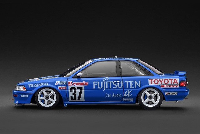 ͽ�� IG3863 �����˥å�����ǥ� 1/18  FUJITSU TEN TOM'S COROLLA (#37) 1991 JTC 