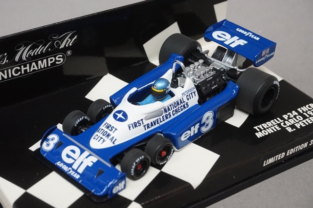 1/43 ミニチャンプス 430770003 ティレル P34 FNCB モンテカルロ 1977