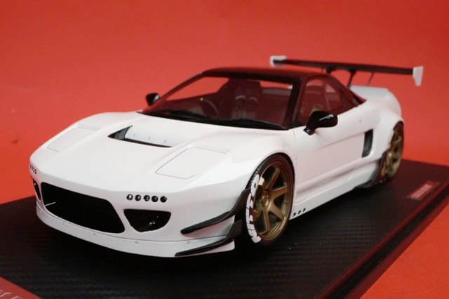 新品18B03-01 onemodel 1/18 ホンダ NSX Rocket Bunny ホワイト