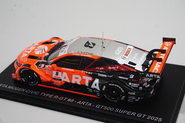 1/43 スパーク 43SGT25008 ARTA 無限 シビック タイプ R-GT GT500