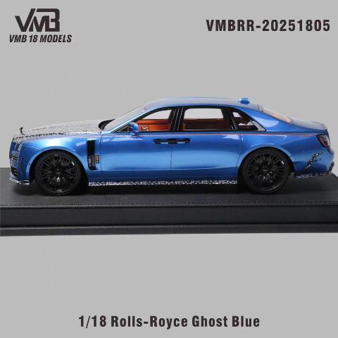 予約 VMB 1/18 ロールス ロイス ゴースト Rolls-Royce Ghost Blue