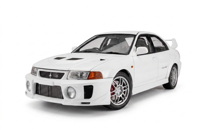 ͽ�� M84101 �⡼�����إ�å��� 1/18 ��ɩ Lancer Evolution V GSR Scotia White