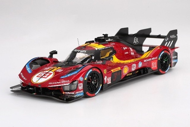 パリ広場様①専用 予約 CS18008 BBR 1/18 フェラーリ 499P WEC カタール 1812km 2025 3位