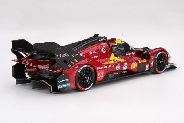 予約 CS18008 BBR 1/18 フェラーリ 499P WEC カタール 1812km 2025 3位