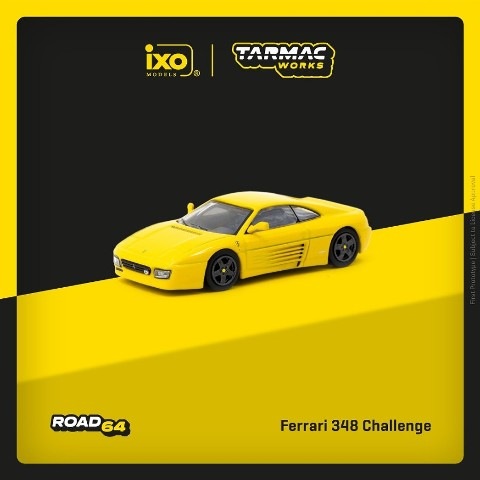 新品 T64R-082-YL Tarmac Works 1/64 フェラーリ Ferrari 348
