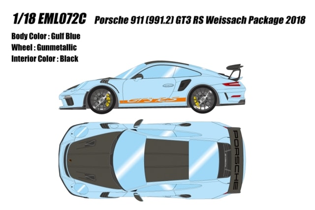 新品 EML072C メイクアップ/アイドロン 1/18 ポルシェ Porsche