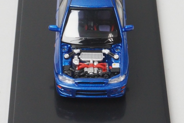 ���� M67108 �⡼�����إ�å��� 1/64 ���Х� Impreza Wagon WRX STi Ver. VI Customized Rally Blue / Carbon Fiber Bonnet�ڳ����Ҹ˾��ʡ�