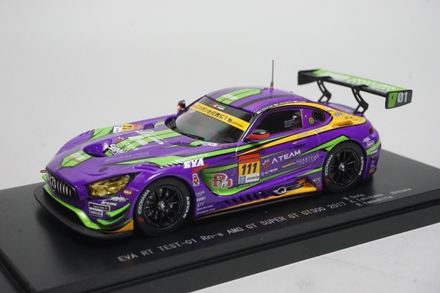 1/43 エブロ 45543 BoostGear特注 EVA RT TEST-01 Rn-s AMG GT SUPER
