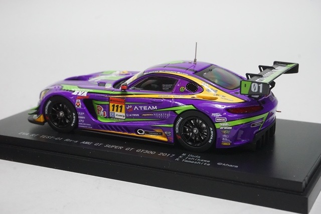 1/43 エブロ 45543 BoostGear特注 EVA RT TEST-01 Rn-s AMG GT SUPER