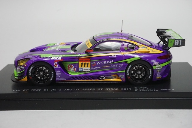 1/43 エブロ 45543 BoostGear特注 EVA RT TEST-01 Rn-s AMG GT SUPER