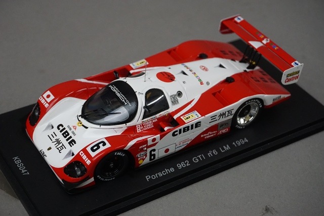 デカール付◆ スパーク 1/43 ポルシェ962GTI ル・マン Spark 1/43 スパーク KBS047 国際貿易特注 ポルシェ 962 GTI ルマン 1994 #6