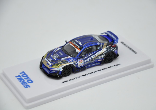 新品 GU64102 GULLIVER64 1/64 GR86 Team Toyo Tires Drift D1GP 2025