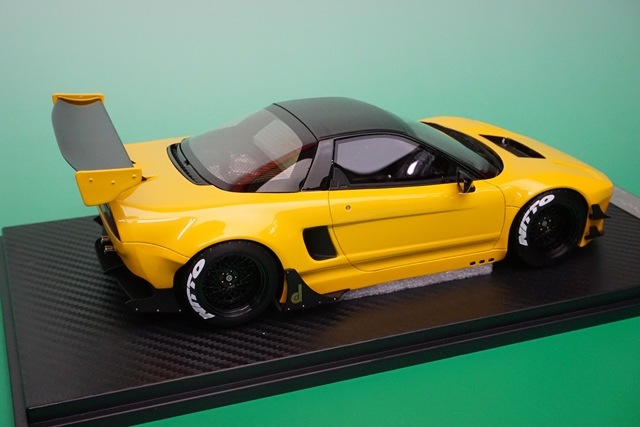 新品18B03-08 onemodel 1/18 ホンダ NSX Rocket Bunny イエロー