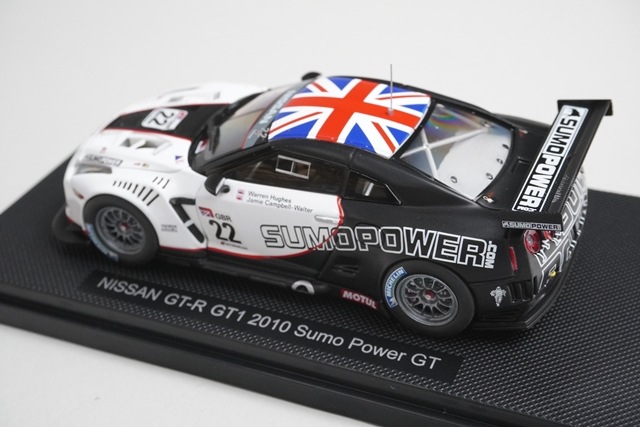 1/43 エブロ 44382 日産 GT-R GT1 Sumo Power GT 2010 #22 ホワイト