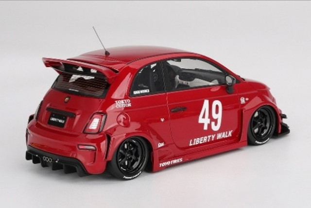 予約 TS0613 TopSpeed 1/18 アバルト 595 LB-WORKS x Abas Works