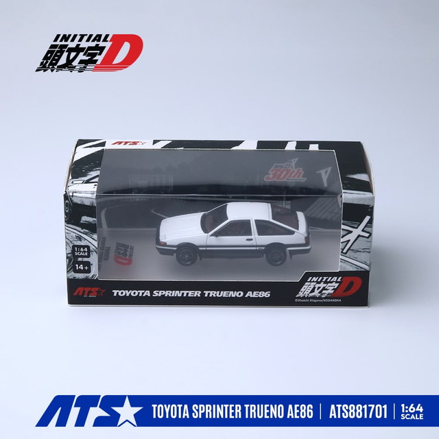 新品 ATS881701 ATS 1/64 トヨタ Toyota AE86 頭文字 D イニシャル
