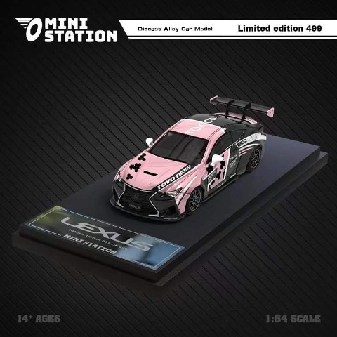 予約 Mini Station 1/64 レクサス Lexus RCF JDM Toyo tires