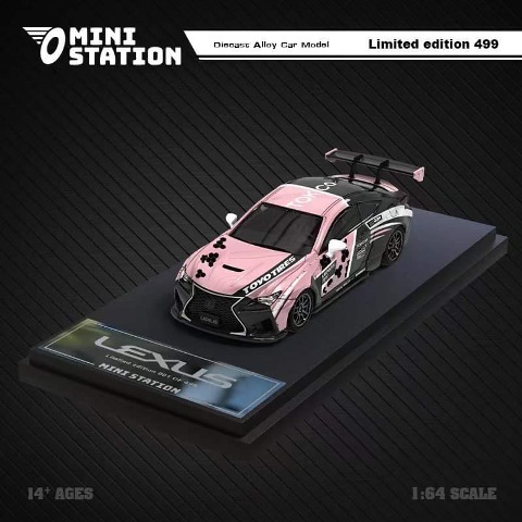 ͽ  Mini Station 1/64 쥯 Lexus RCF JDM Toyo tires