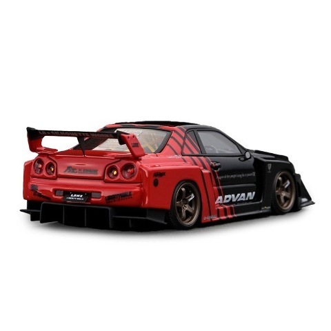  MC-IG2850 ˥åǥ LBWK 1/43  LB-ER34 Super Silhouette SKYLINE Black/Red LBꥸʥѥå