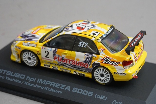 1/43 HPI 948 FUJITSUBO hpi スバル インプレッサ 2006 #2 吉田寿博