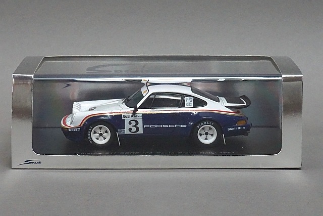 1/43 スパーク S1921 ポルシェ 911 SCRS Costa Brava Rally 1984 #3