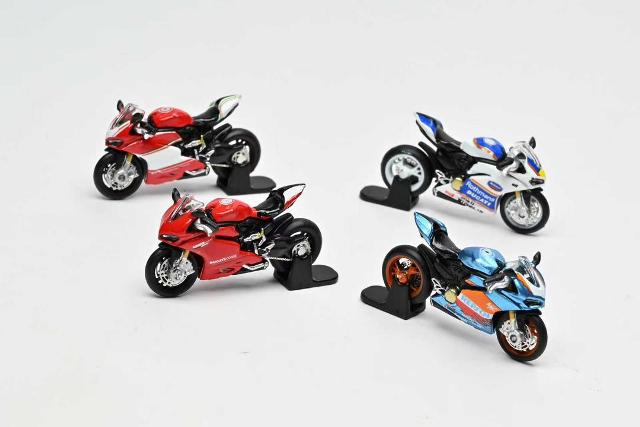 1/64 Ducati カスタムバイク精密塗装完成 Liberty Walk仕様 予約 MINI BIKE 1/64 ドゥカティ Ducati 1299s バイク Rothmans, Boost