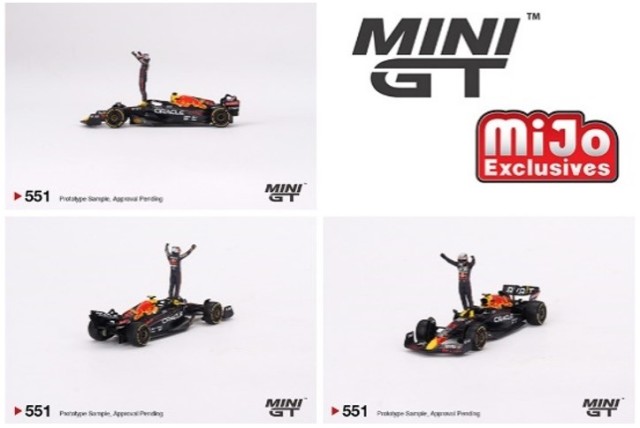  MGT00551-MJ TSM MINI-GT  Mijo 1/64 饯 åɥ֥ RB18 2022 ͥ #11 ʥץ Monaco GP S. ڥ쥹 ե奢 ֥ꥹ