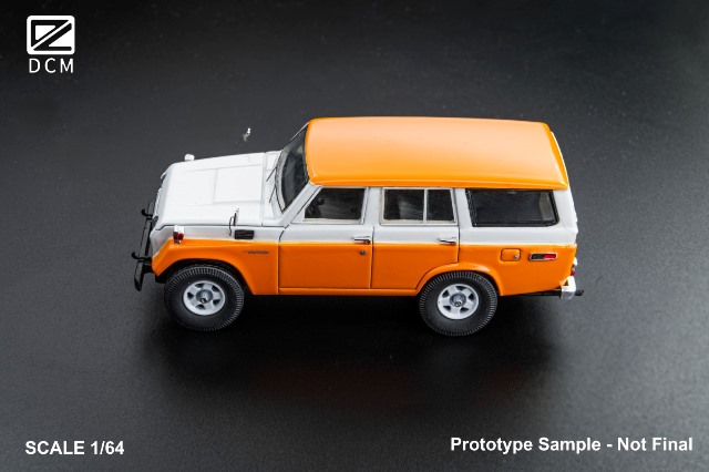 予約 DCM 1/64 Land Cruiser FJ55 Orange White , Boost Gear ミニカー通販