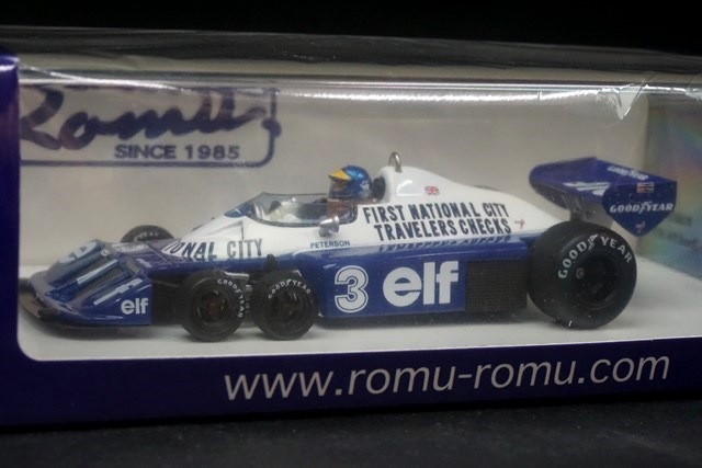 1/43 スパーク ROMU037 ティレル P34 日本GP 1977 #3 R.ピーター