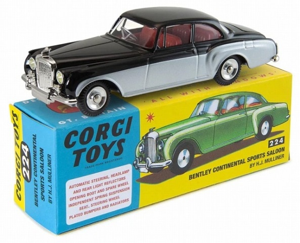 ヴィンテージ コーギートーイズ 1/43 ベントレー コンチネンタル SS 新品 CG54321054 コーギー 1/50 #224 - ベントレー コンチネンタル