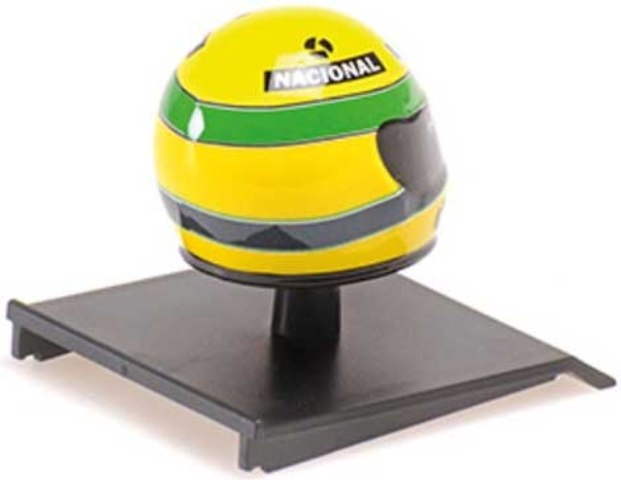 ミニチャンプス アイルトン・セナ ヘルメット F1 MINICHAMPS 1/8