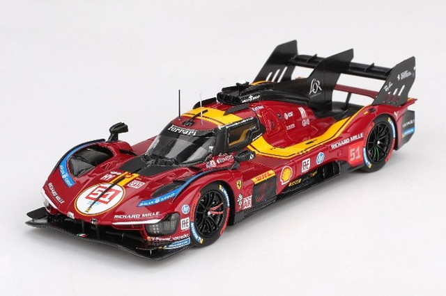 予約 CS011 BBR 1/43 フェラーリ 499P WEC カタール 1812km 2025 3位