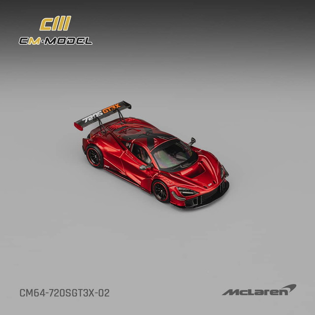 新品 CM64-720SGT3X-02 CM-Model 1/64 マクラーレン Mclaren 720S GT3